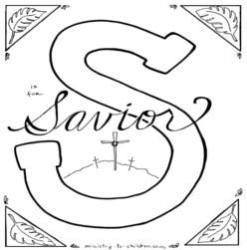 Coloring Page-S-Savior